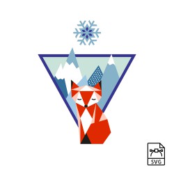 Illustrazione vettoriale di una volpe