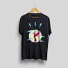Camiseta estampada con un colibrí